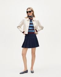 J.Crew - Pleated Mini Skirt - Lyst
