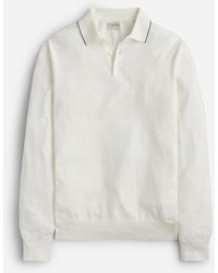 J.Crew - Heritage Cotton Tipped Sweater-Polo - Lyst