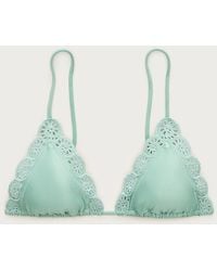 J.Crew - Perfect Eyelet String Bikini Top - Lyst