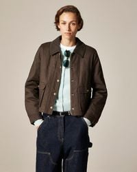 J.Crew - Cropped Barn Jacket - Lyst