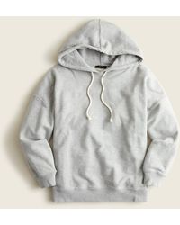 J.Crew Cotton University Terry Zip-up Hoodie With Logo Embroidery 