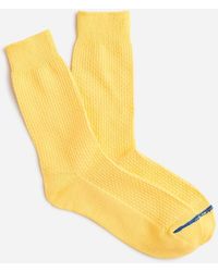 J.Crew - Cotton-Blend Basket-Weave Socks - Lyst