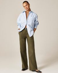 J.Crew - Petite Camp-Pocket Wide-Leg Pant - Lyst