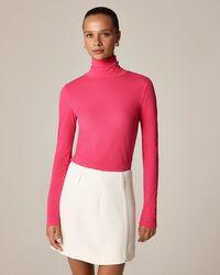 J.Crew - Feather Jersey Turtleneck - Lyst