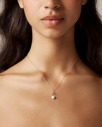 J.Crew - Catbird X Rope Bow Necklace With Pearls - Lyst