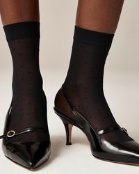J.Crew - Sheer Swiss-Dot Socks Three-Pack - Lyst