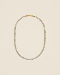 J.Crew - Cubic Zirconia Tennis Necklace - Lyst