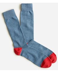 J.Crew - Solid Cotton Socks - Lyst