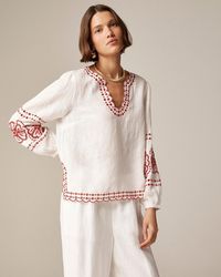 J.Crew - Bungalow Embroidered Top - Lyst