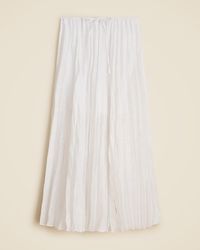 J.Crew - Pleated Drawstring Maxi Skirt - Lyst