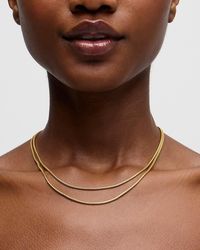 J.Crew - Layered Chain Necklace - Lyst