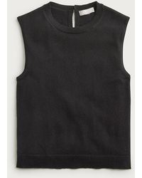 J.Crew - Featherweight Cashmere-Blend Cropped Sweater Shell - Lyst