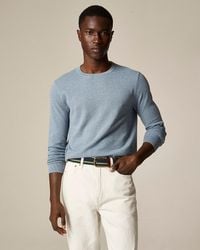 J.Crew - Cotton Piqué-Stitch Crewneck Sweater - Lyst