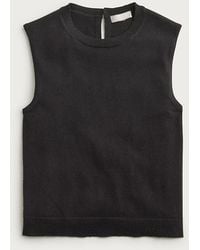 J.Crew - Featherweight Cashmere-Blend Cropped Sweater Shell - Lyst