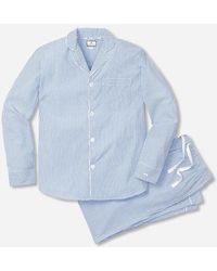 J.Crew - Petite Plume Seersucker Pajama Set - Lyst