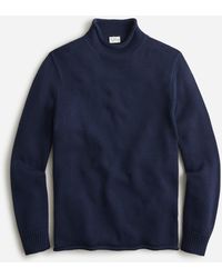 J.Crew Heritage Cotton Rollnecktm Sweater - Blue