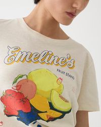 J.Crew - Classic-Fit "Fruit Stand" Graphic T-Shirt - Lyst