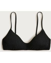 J.Crew - Odessa Scrunchie Bikini Top - Lyst