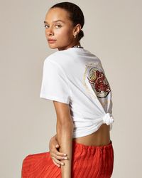 J.Crew - Masseria San Domenico X Embroidered Graphic T-Shirt - Lyst