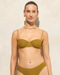 J.Crew - Crochet Balconette Underwire Bikini Top - Lyst