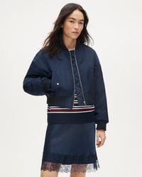 J.Crew - Puffer Bomber Jacket With Primaloft - Lyst