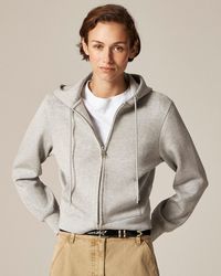 J.Crew - Scuba-Knit Full-Zip Hoodie - Lyst