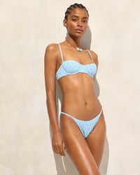J.Crew - Eyelet '90S No-Tie String Bikini Bottom - Lyst