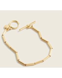 Collier J.Crew Métal Foncé Avec Strass Rose - Occasion, Style Tube Dimensionnel