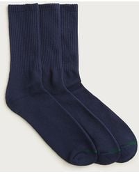 J.Crew - Athletic Crew Socks With Coolmax Technology Three-Pack - Lyst