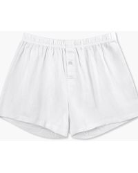 J.Crew - Hanro Fancy Woven Boxer - Lyst