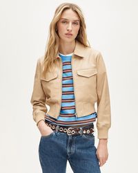 J.Crew - Collection Cropped Flight Jacket - Lyst