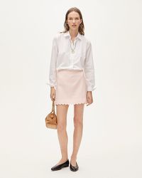 J.Crew - Fairfax Scalloped Mini Skirt - Lyst