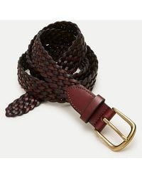 J.Crew - Braided Leather Belt - Lyst