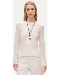 J.Crew - Rolled Cashmere Long-Sleeve Sweater - Lyst
