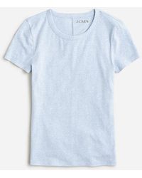 J.Crew - Stretch Linen-Blend Crewneck T-Shirt - Lyst