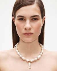 J.Crew - Fish Charm Necklace - Lyst