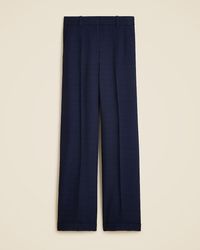 J.Crew - Petite Cuffed Wide-Leg Trouser - Lyst
