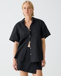 J.Crew - Cotton Poplin Short-Sleeve Button-Up Shirt - Lyst