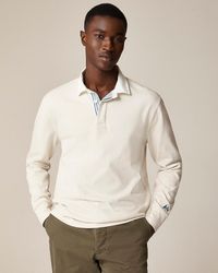 J.Crew - Rugby Shirt With Striped Placket - Lyst