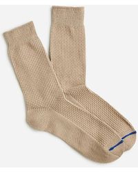 J.Crew - Cotton-Blend Basket-Weave Socks - Lyst