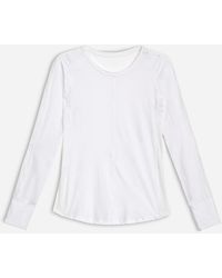 J.Crew - L'Etoile Sport Perforated Long-Sleeve Tee - Lyst