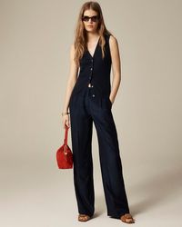 J.Crew - Petite Essential Wide-Leg Pant - Lyst