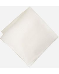 J.Crew - White Linen Pocket Square - Lyst