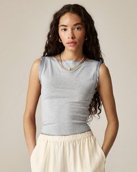 J.Crew - Refined Rib Shell Tank Top - Lyst
