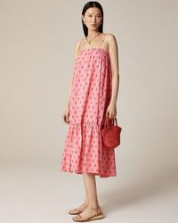 J.Crew - Sz Blockprints X Tiered Dress - Lyst