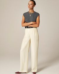 J.Crew - Petite Essential Wide-Leg Pant - Lyst