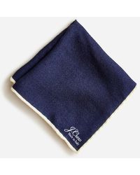 J.Crew - Italian Wool Pocket Square - Lyst
