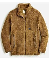 J.Crew - Snow Peak English Wool-Blend Fleece Jacket - Lyst