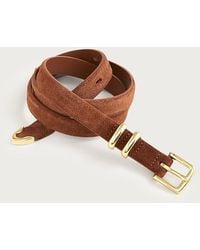 J.Crew - Thin Suede Belt - Lyst