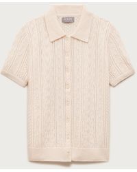 J.Crew - Cashmere Pointelle Button-Up Short-Sleeve Cardigan - Lyst